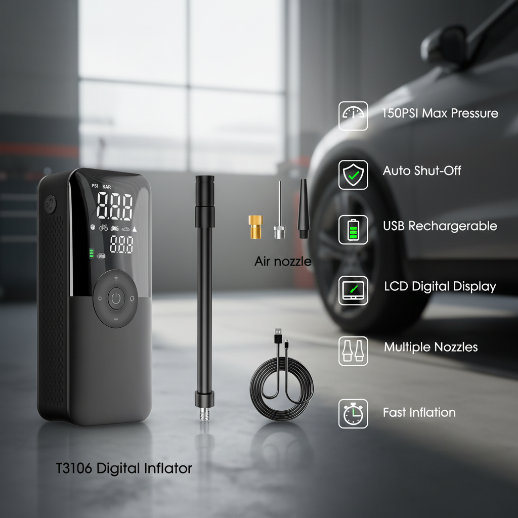 Digital Tyre Inflator - Wireless