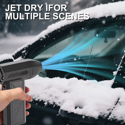 Electric Air Duster 130000RPM 80W Portable 4 Gear Car Washer Blowing Interior Seat Dashboard Clean Blower Turbo Fan Cordless