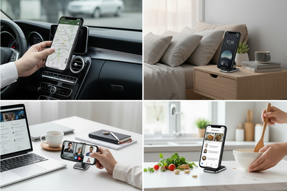 2025 New Magnetic Mobile Phone  wall Holder for Car Navigation Vacuum Suction Cup Mobile Phone Holder Suitable for Car/Bedroom/Office, small,
