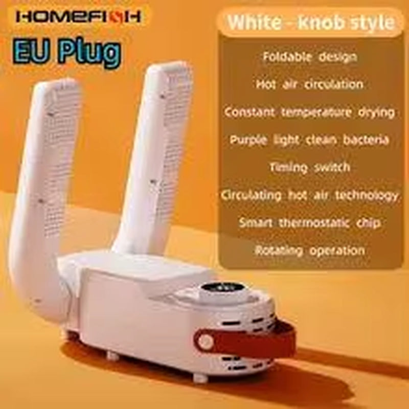 Intelligent Shoe Dryer Quick Drying Deodorizing Sterilizing Adjustable Timer Household Shoe Warmer and Heater