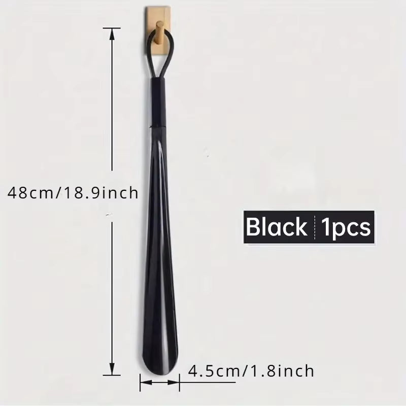 1Pc Extra Long Flexible Plastic Shoe Horns Do Not Require Bending Durable Shoe Spoons for Pregnant Women Wearing Shoe Assistants