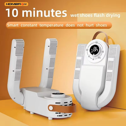 Intelligent Shoe Dryer Quick Drying Deodorizing Sterilizing Adjustable Timer Household Shoe Warmer and Heater