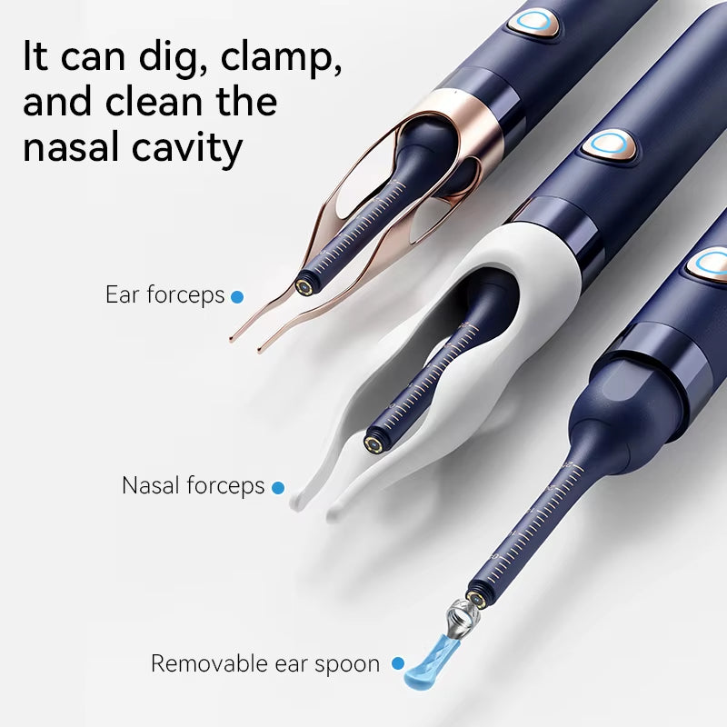 Upgraded Smart Visual Ear Wax Cleaner with Camera 800W HD Endoscope Multi-Functional Visual Ear Cleaning Tool Includes Storage