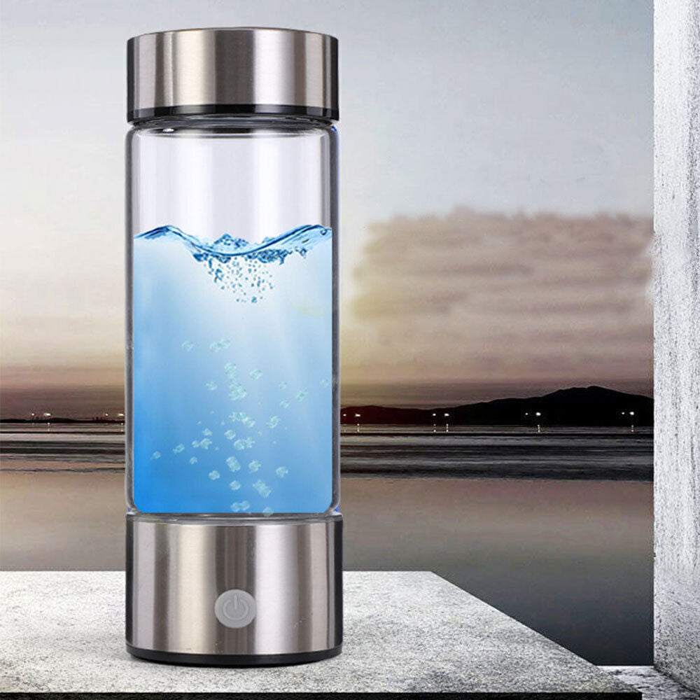 420ML Hydrogen-Rich Generator Alkaline Water Ionizer Bottle Cup Portable Maker
