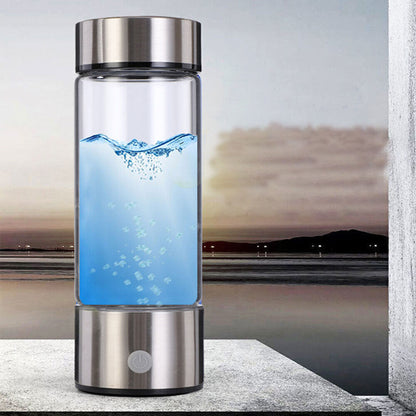 420ML Hydrogen-Rich Generator Alkaline Water Ionizer Bottle Cup Portable Maker