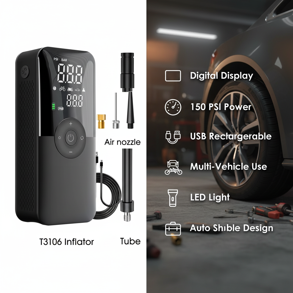 Digital Tyre Inflator - Wireless