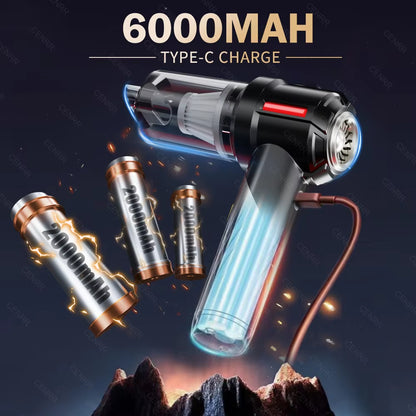 998000PA Car Vacuum Cleaner Strong Suction Powerful Handheld Wireless Vacuum Cleaner Mini Blower for Home Appliance