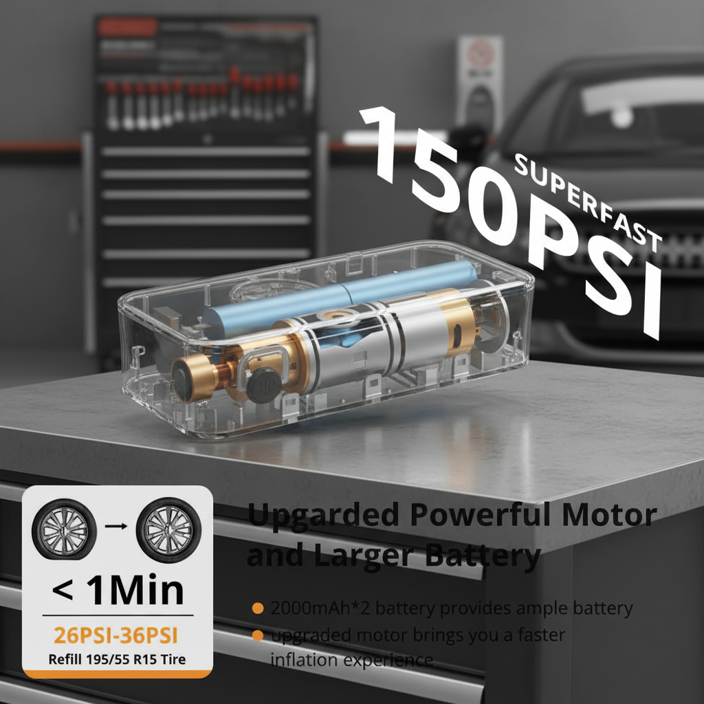 Digital Tyre Inflator - Wireless
