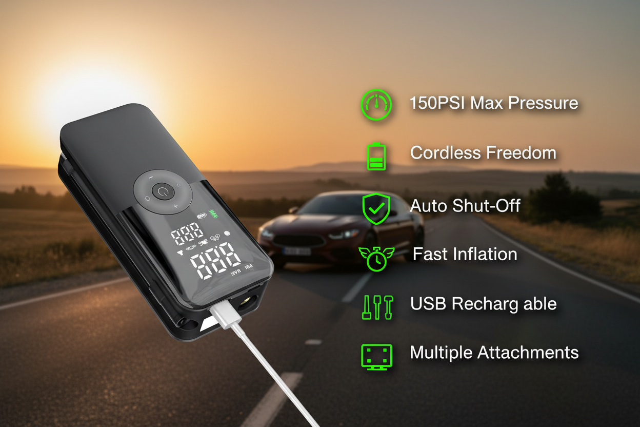 Digital Tyre Inflator - Wireless