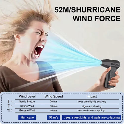 Electric Air Duster 130000RPM 80W Portable 4 Gear Car Washer Blowing Interior Seat Dashboard Clean Blower Turbo Fan Cordless