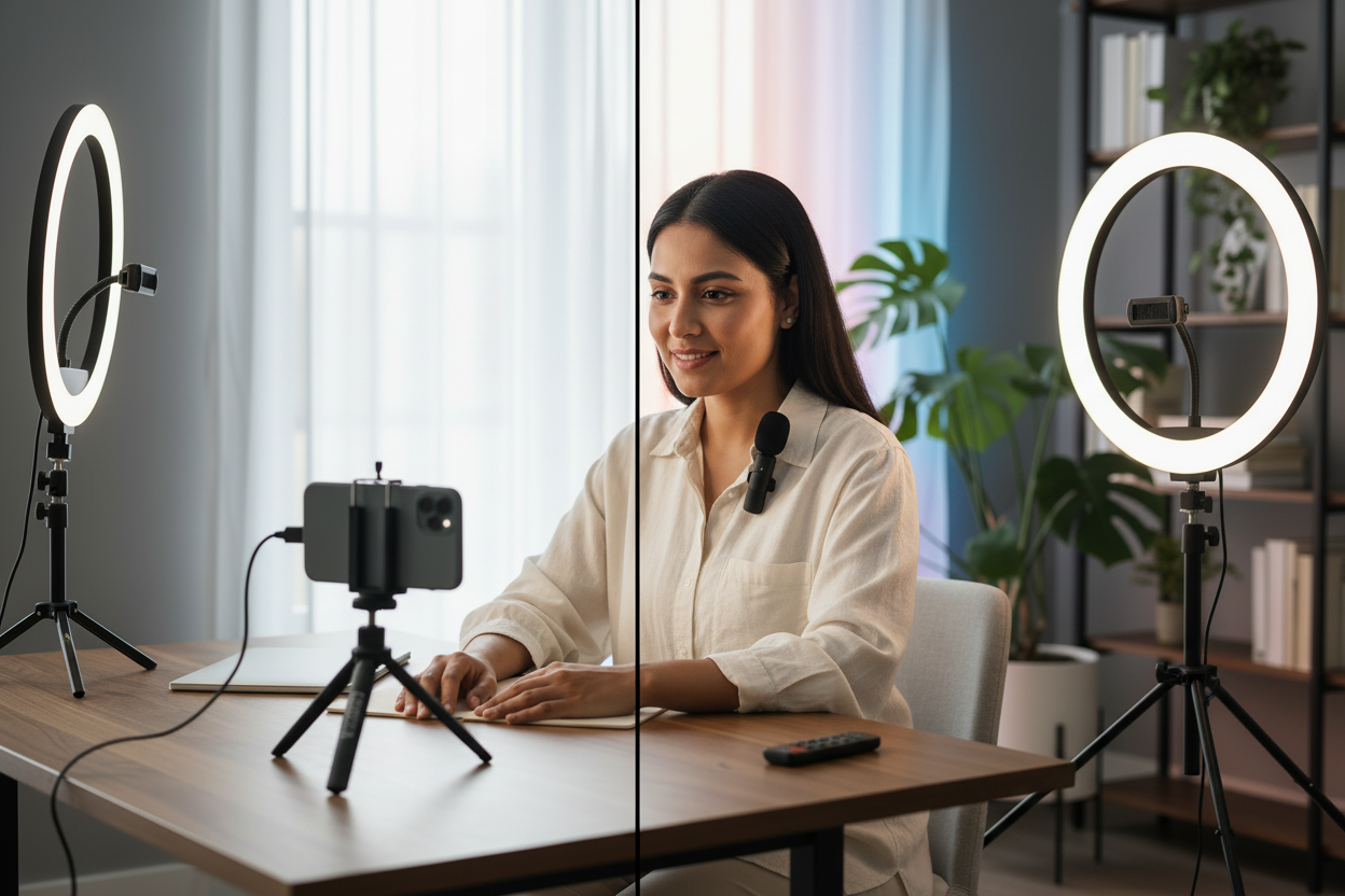 Featured - Before & After Lighting Comparison