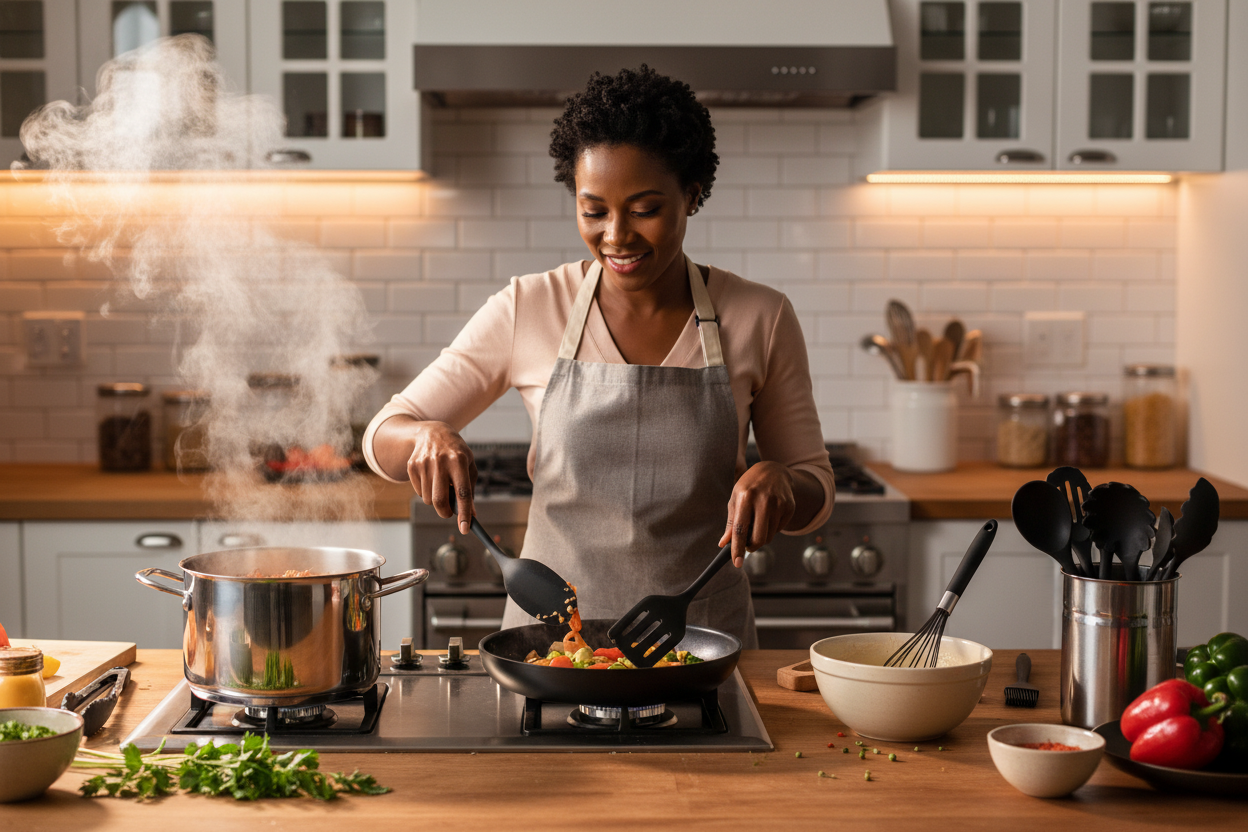 Featured - Multi-Tasking Cooking