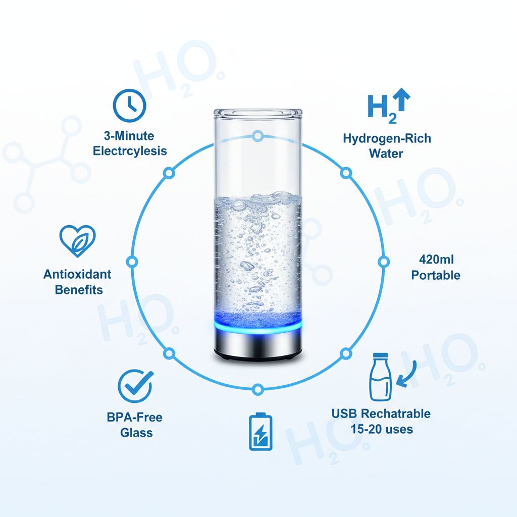 Hydrogen Water Bottle Features