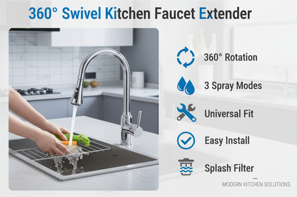 Kitchen Faucet Extender Infographic