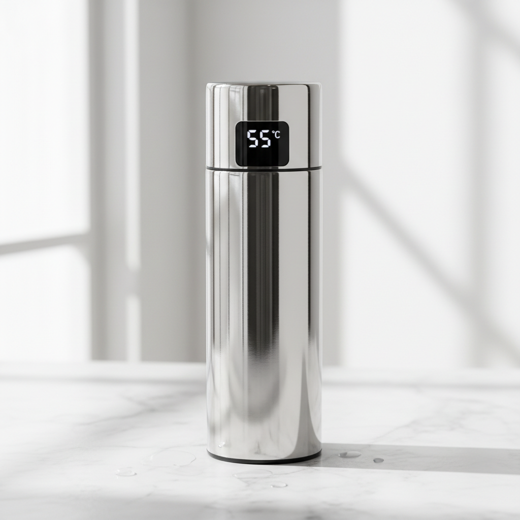 LED Thermos Bottle with Temperature Display