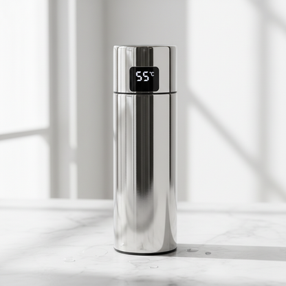 LED Thermos Bottle with Temperature Display