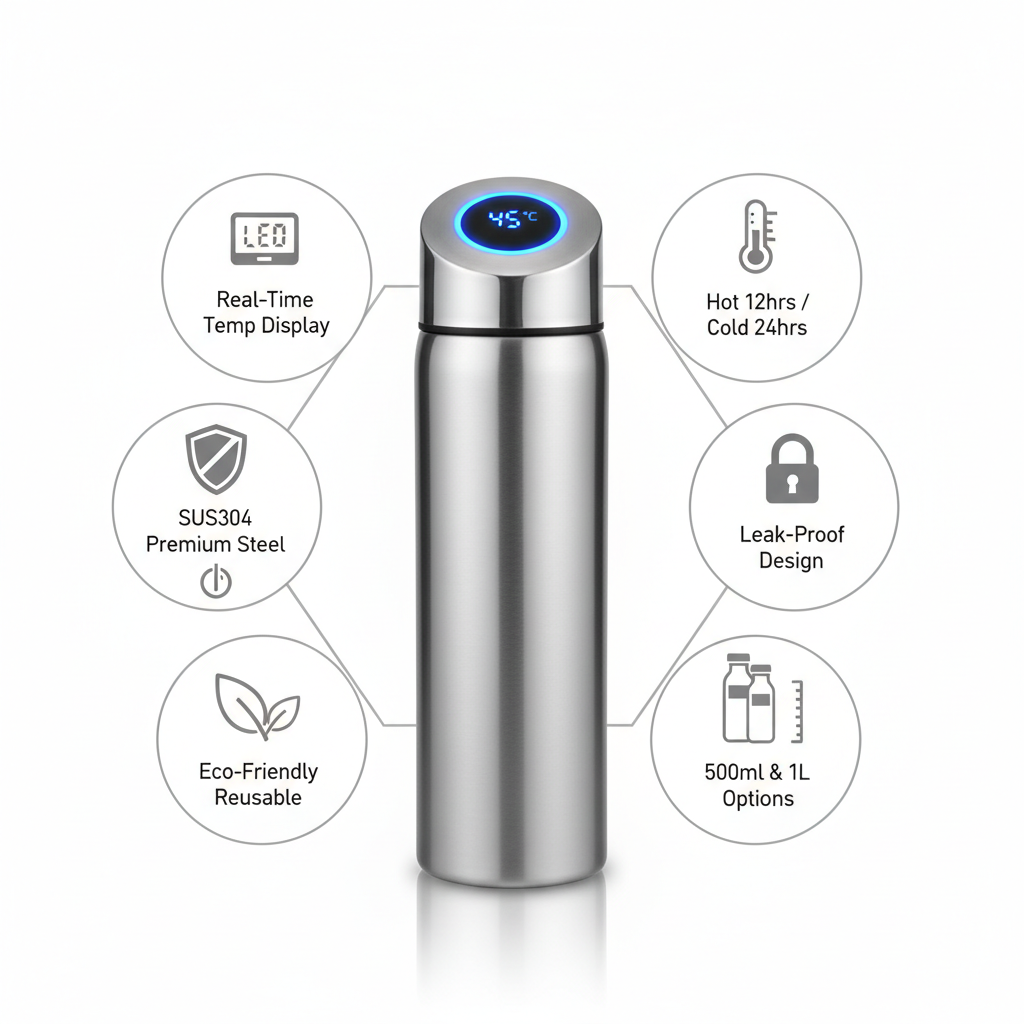 LED Thermos Infographic