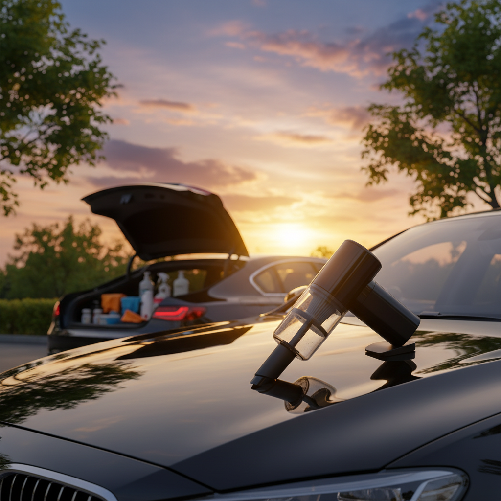 Sunset Car Detailing Scene