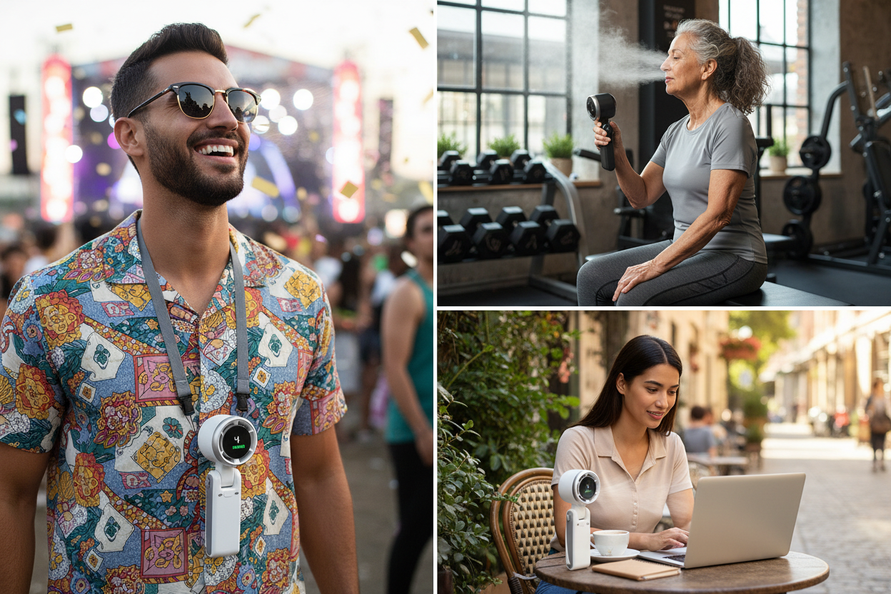 Usage Collage - Festival, Gym, Cafe