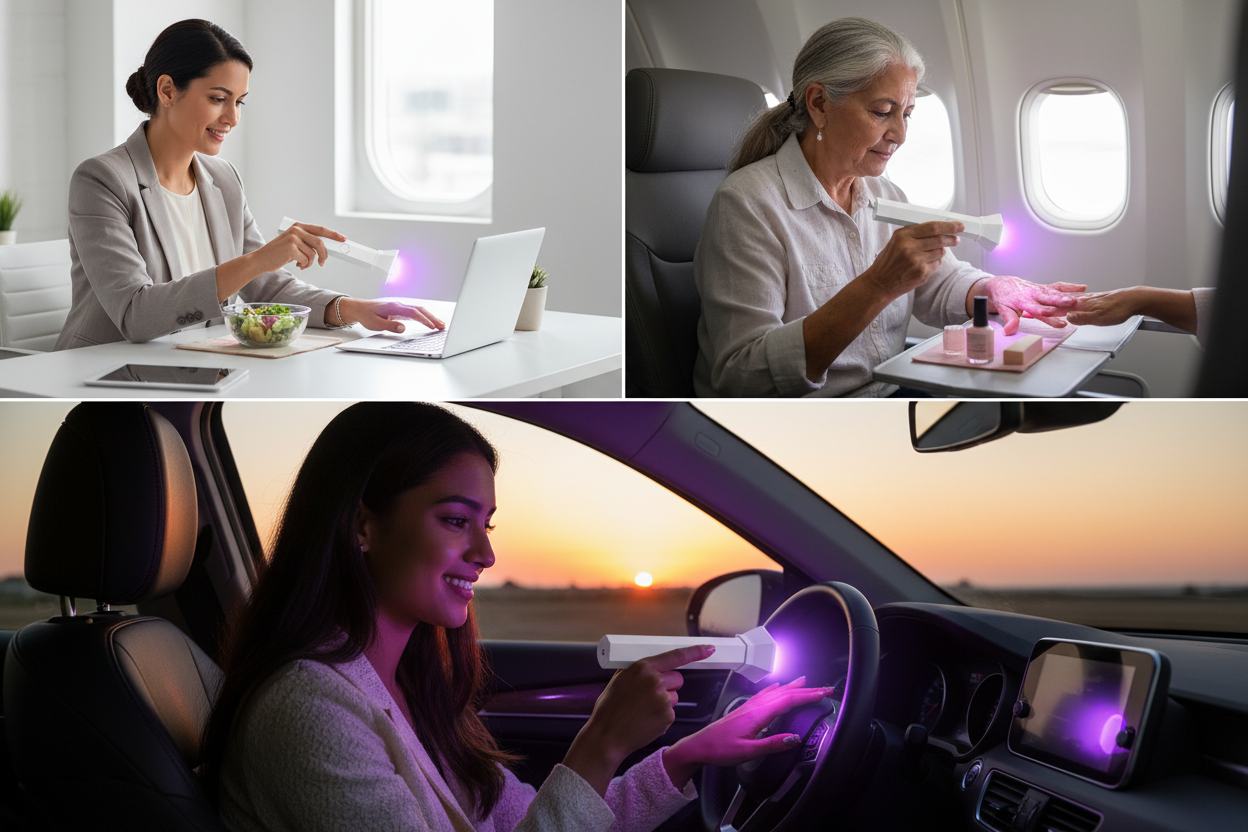 Usage Collage - On-the-Go Scenarios